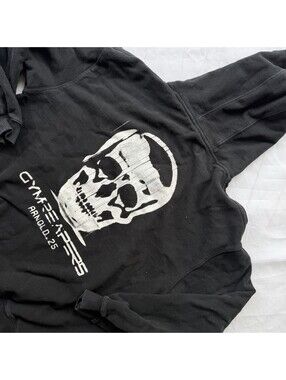 Gymreapers Arnold 2025 Skull Graphic Black Pullover Hoodie Men’s CrossFit Gym